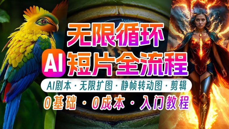 AI剪辑无限循环画面：新手轻松月入上万的秘技【揭秘】-大熊网创