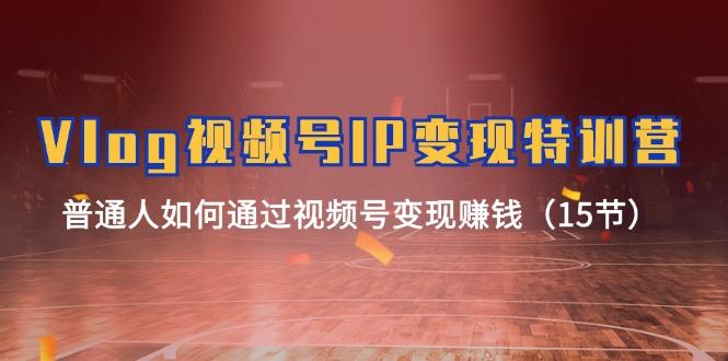 Vlog 视频号IP变现特训营，普通人如何通过视频号变现赚钱(15节-大熊网创