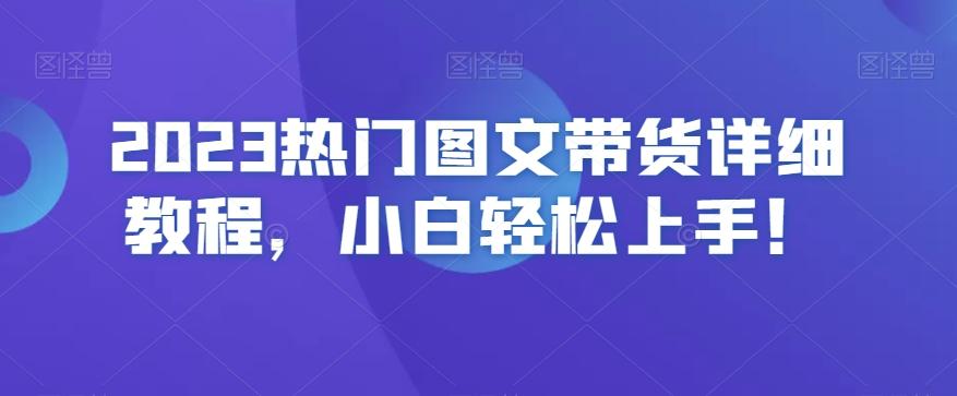 2023热门图文带货详细教程，小白轻松上手！-大熊网创