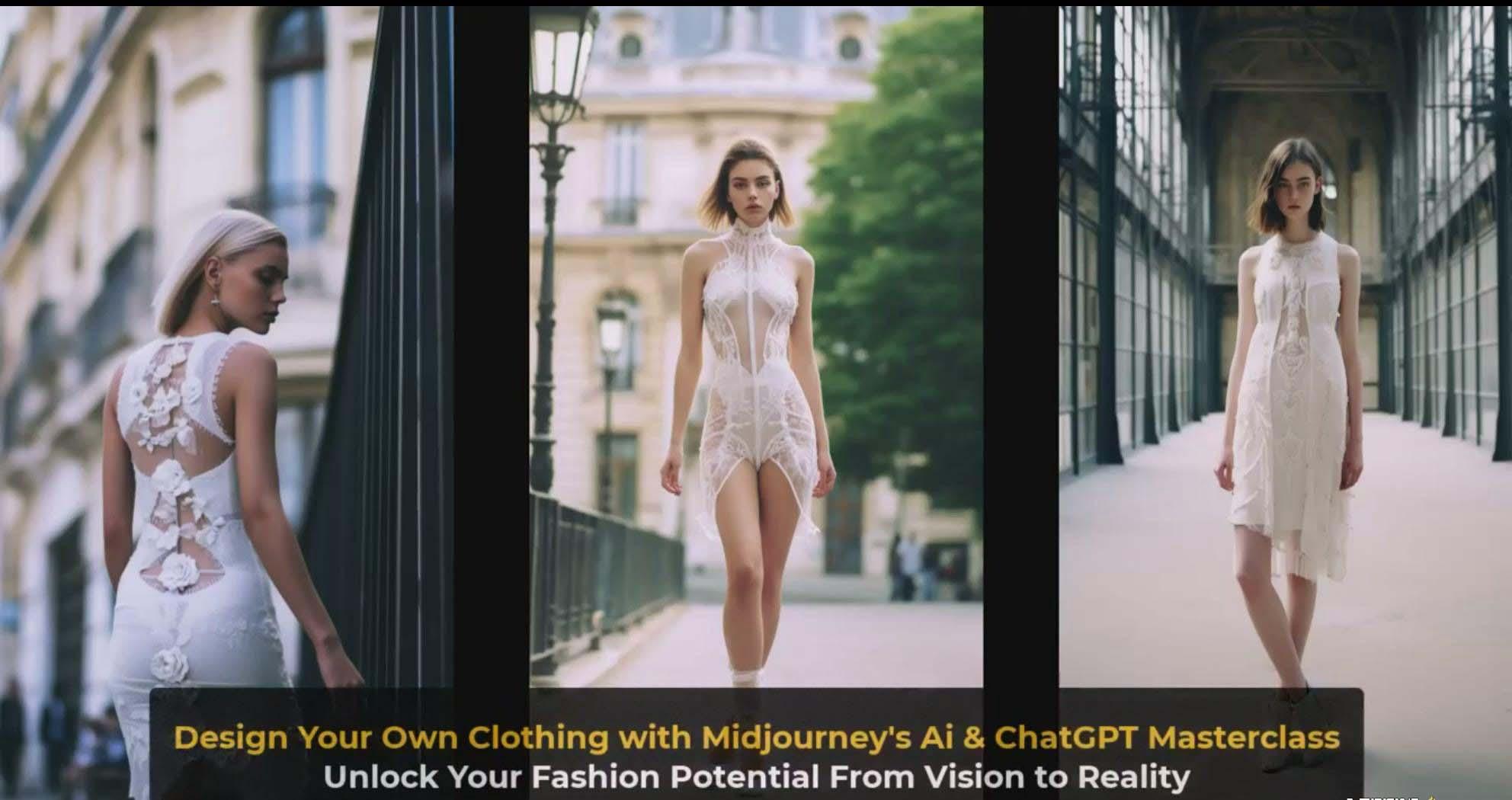 图片[4]-利用 Midjourneys Ai 人工智能设计自己的服装AI大师班-10节课-中英字幕-大熊网创