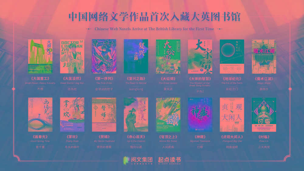 16本中国网文被收录至大英图书馆的中文馆的作品集-大熊网创