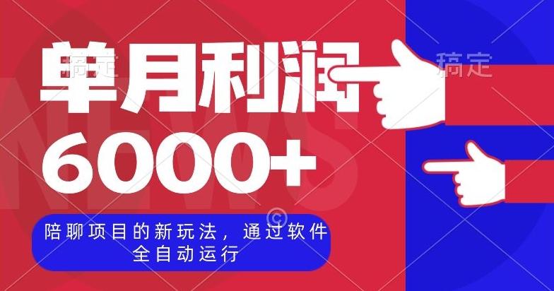 陪聊项目的新玩法，通过软件全自动运行，单月利润6000+【揭秘】-大熊网创