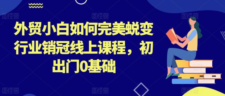 外贸小白如何完美蜕变行业销冠线上课程，初出门0基础-大熊网创