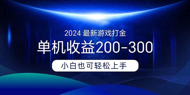 2024最新游戏打金单机收益200-300-大熊网创