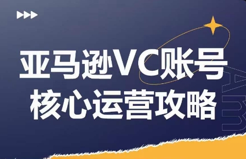 亚马逊VC账号核心玩法解析，实战经验拆解产品模块运营技巧，提升店铺GMV，有效提升运营利润-大熊网创